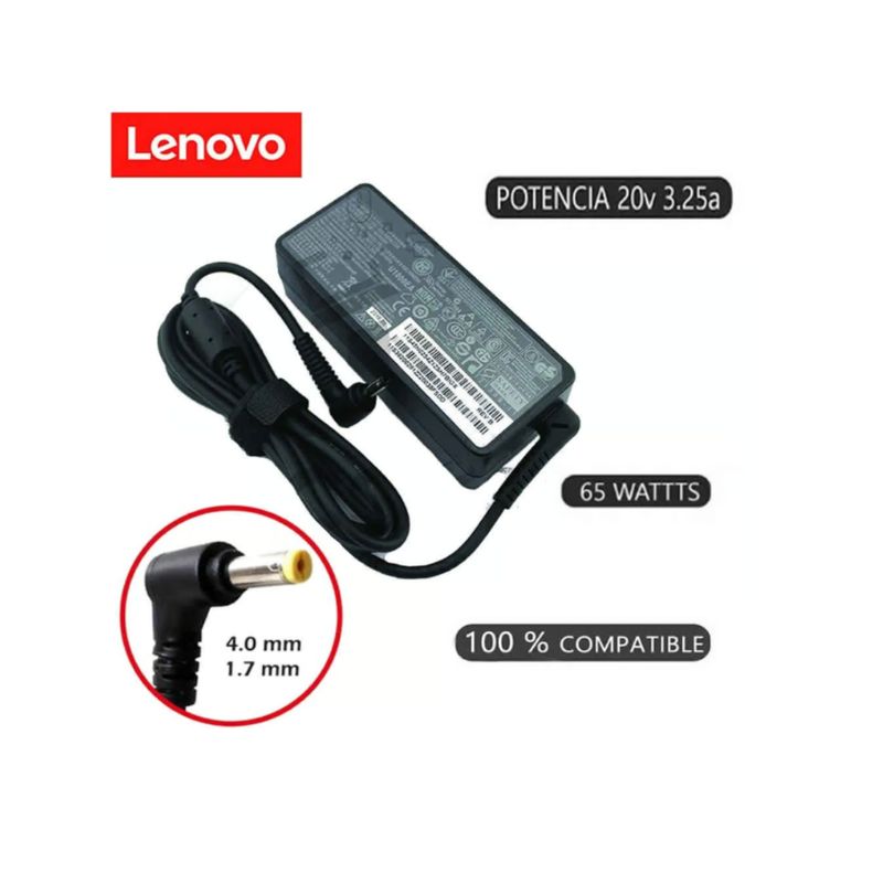 GENERICO - CARGADOR COMPATIBLE LENOVO 20v 325a 65w
