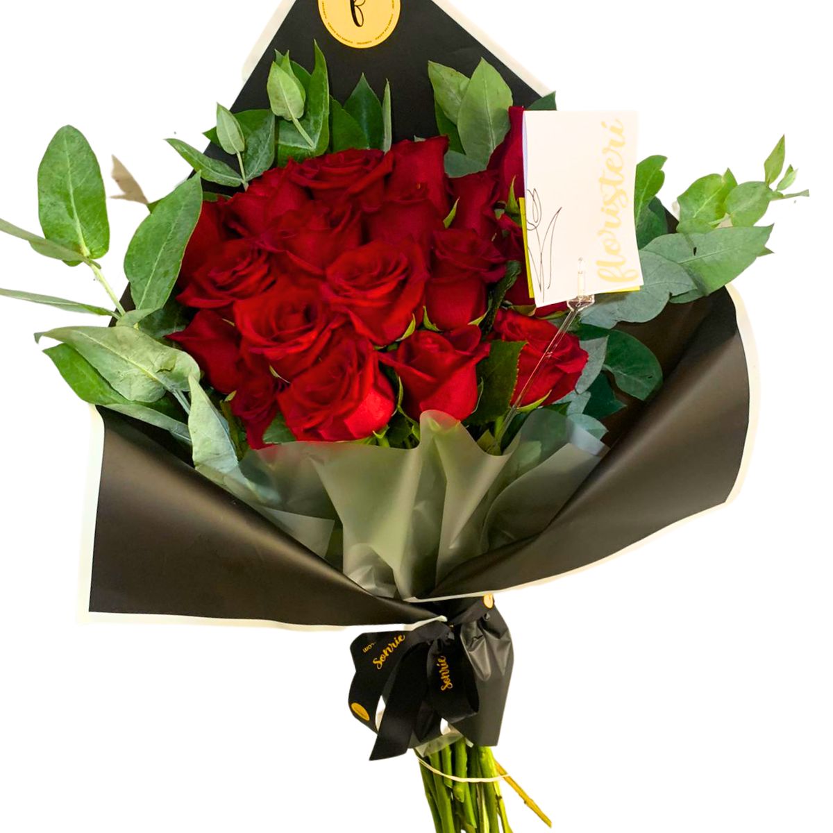 FLORISTERI - Ramo x 18 Rosas rojas naturales premium