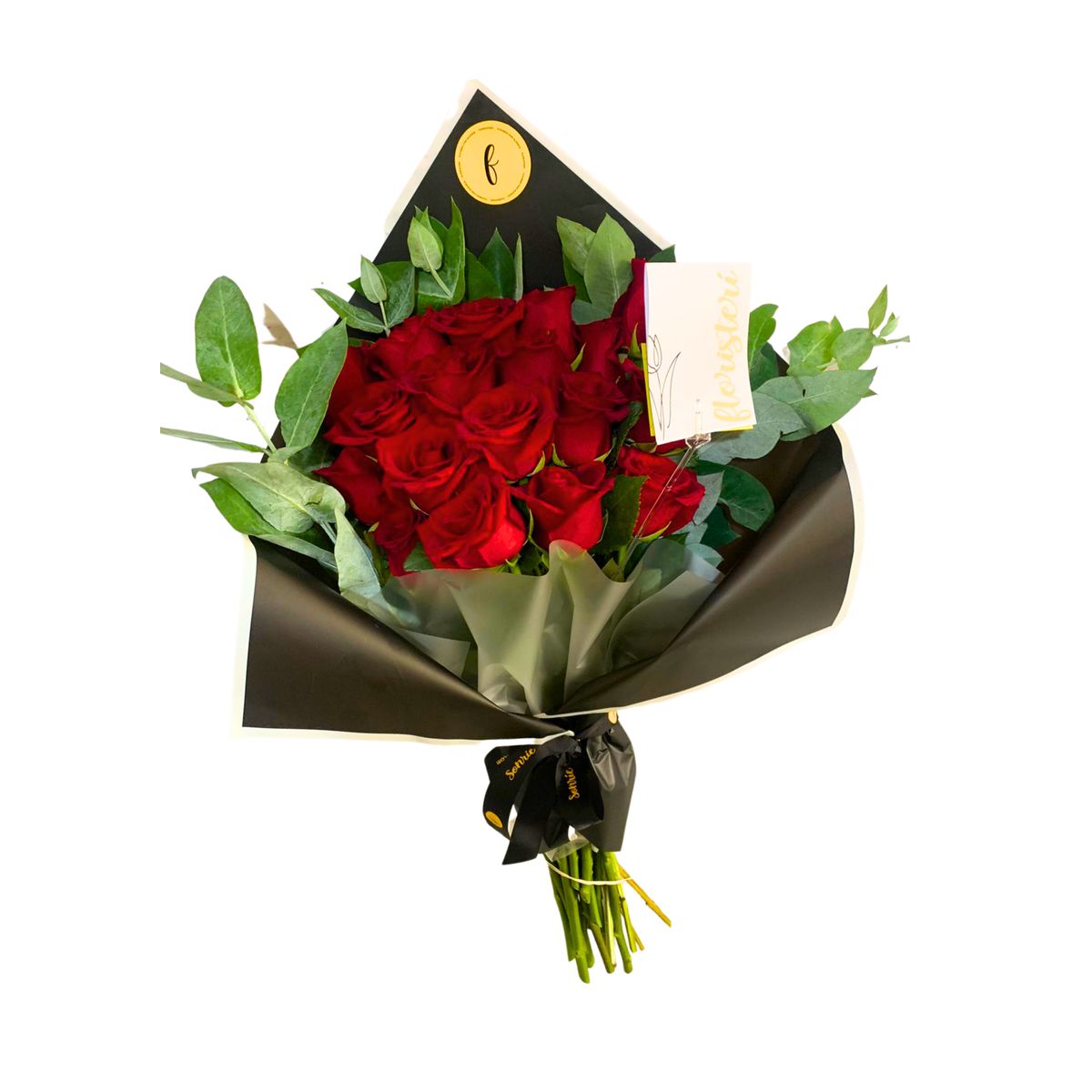 FLORISTERI - Ramo x 18 Rosas rojas naturales premium