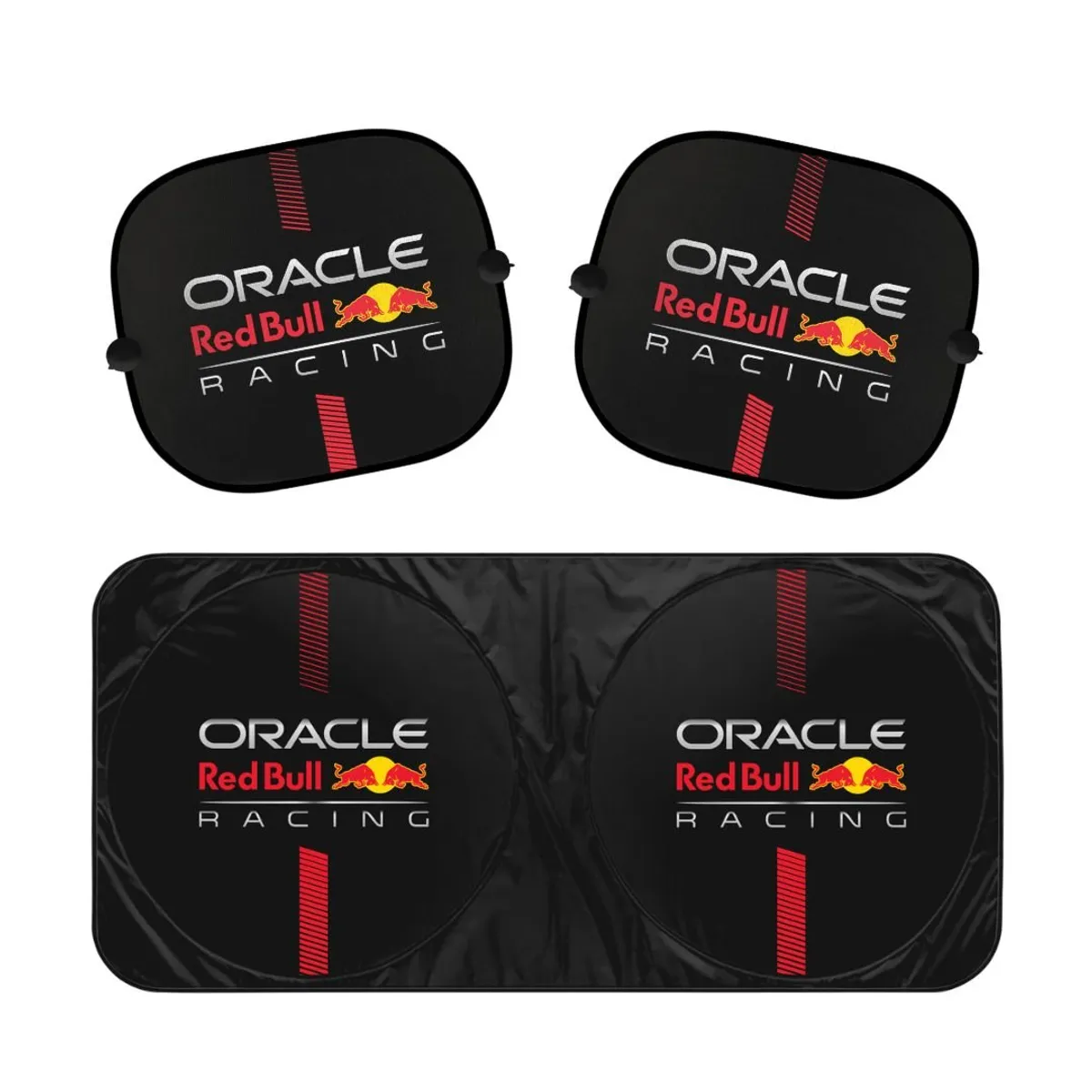 RED BULL - Tapasol Red Bull Racing 3 Pzas Plegable Auto Camioneta