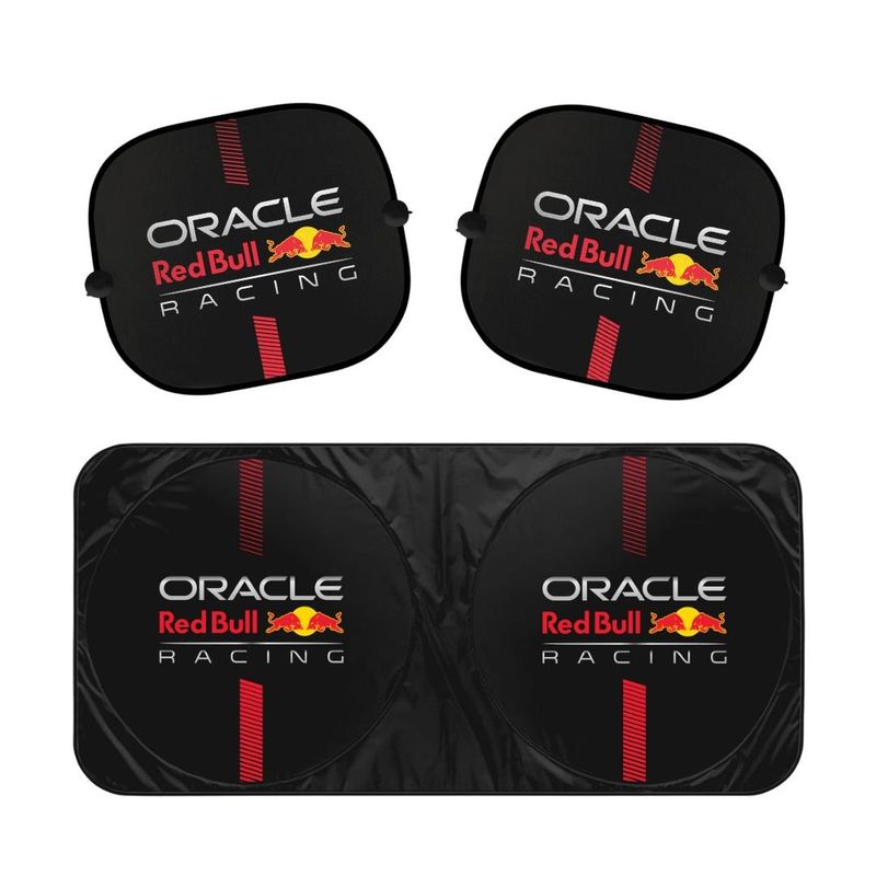 RED BULL - Tapasol Red Bull Racing 3 Pzas Plegable Auto Camioneta