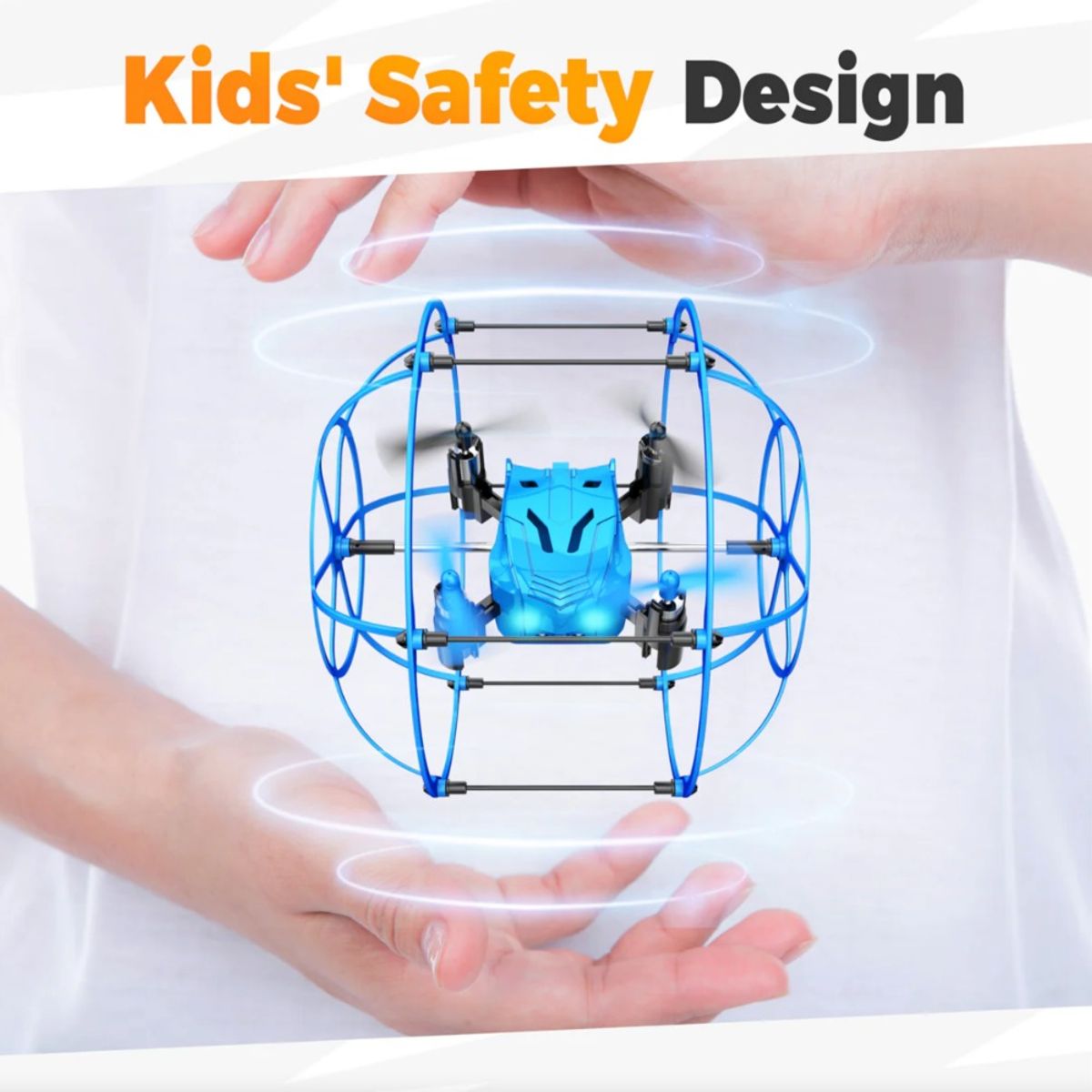 GENERICO - BEZGAR HQ053 Mini Drone de control remoto para niños