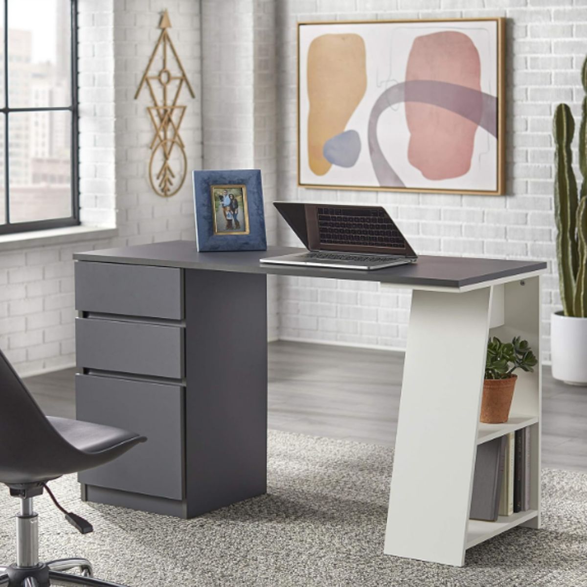 NACION MUEBLES - ESCRITORIO NACION MUEBLES TARGET COLOR MULTICOLOR