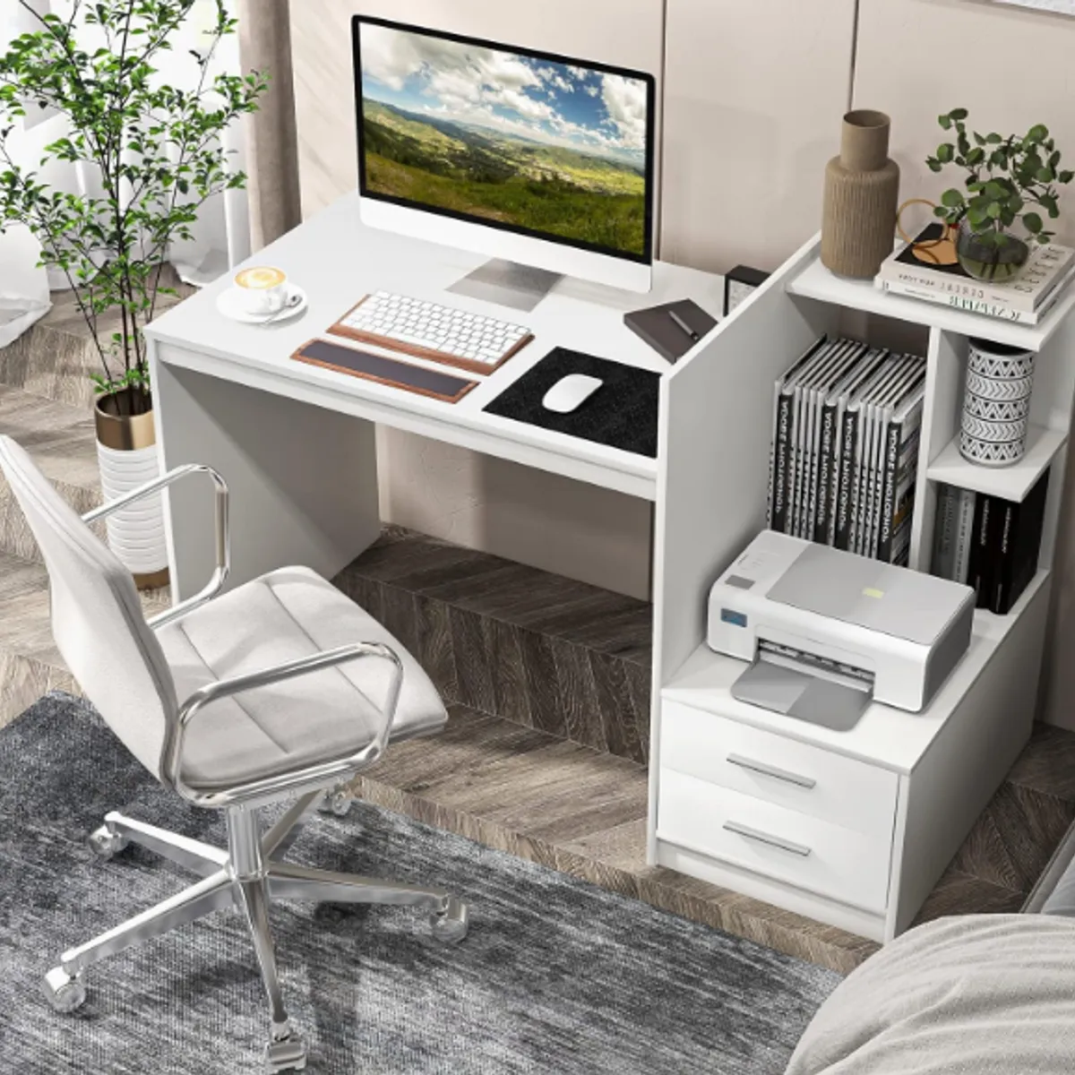 NACION MUEBLES - ESCRITORIO NACION MUEBLES EMPTY COLOR BLANCO