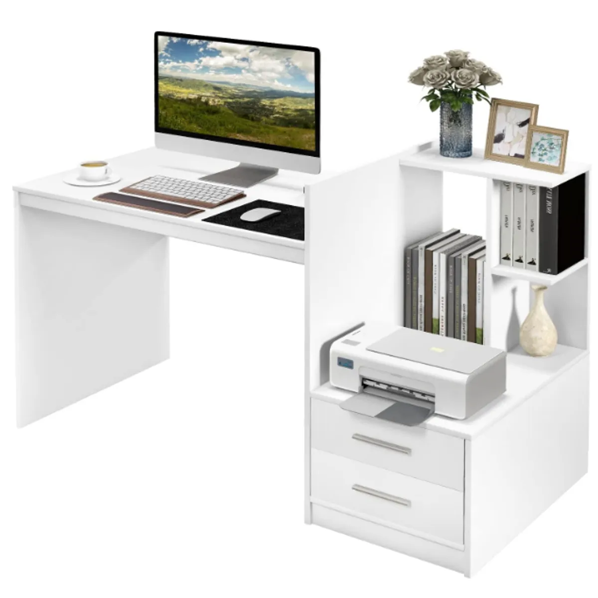 NACION MUEBLES - ESCRITORIO NACION MUEBLES EMPTY COLOR BLANCO