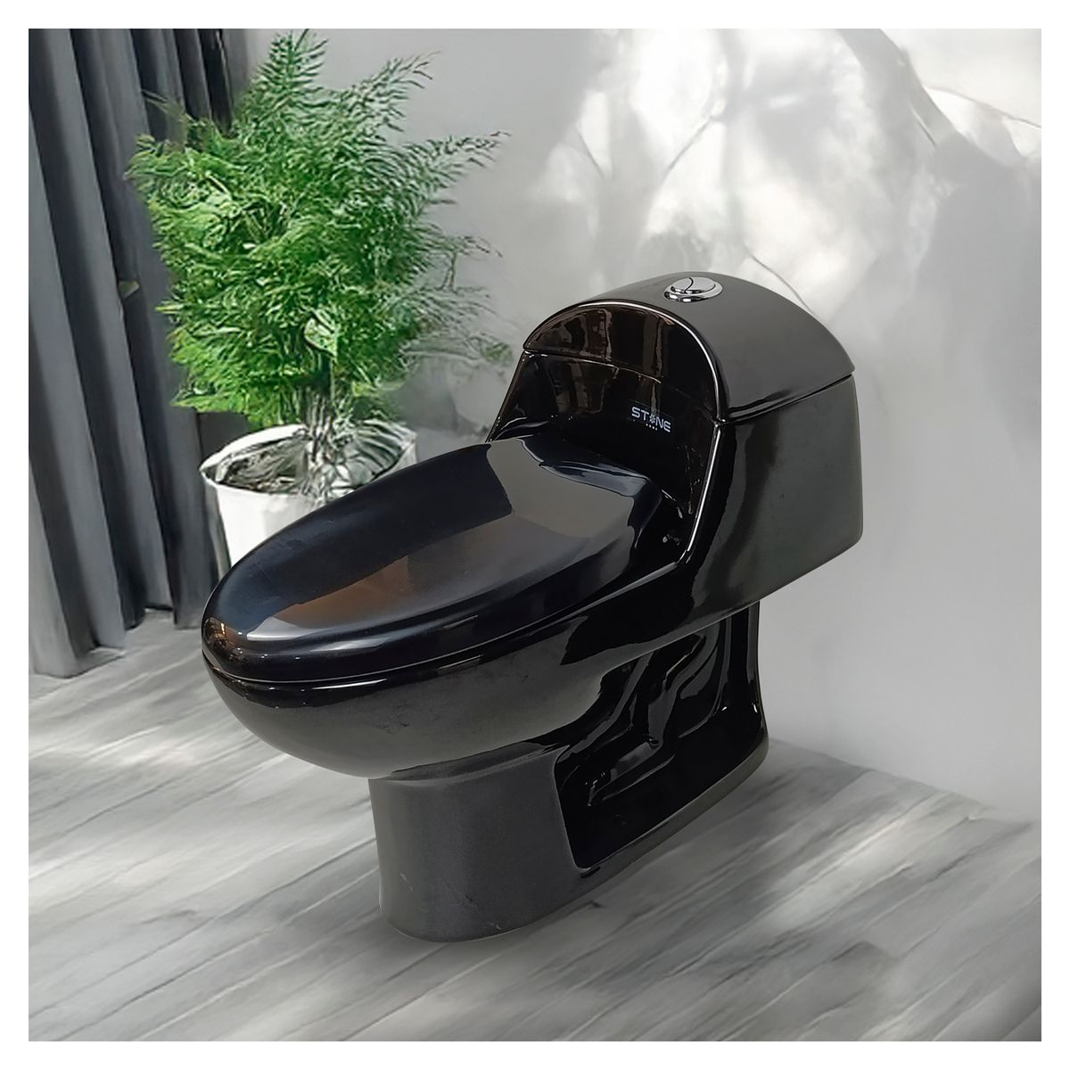 STONE - INODORO ONE PIECE ESSENCE NEGRO STONE