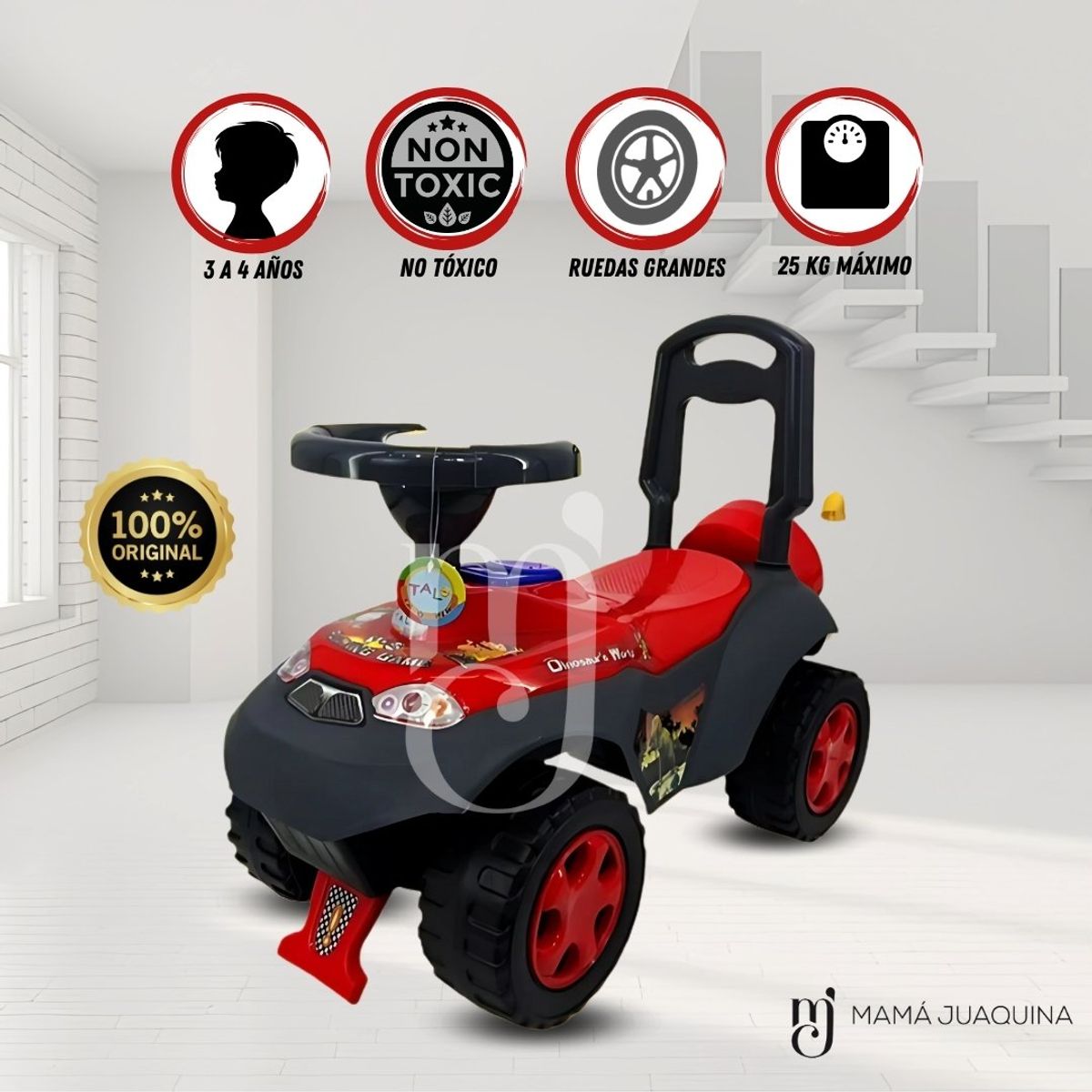 BABY - Correpasillo Didáctico «KIDRUSH » Red