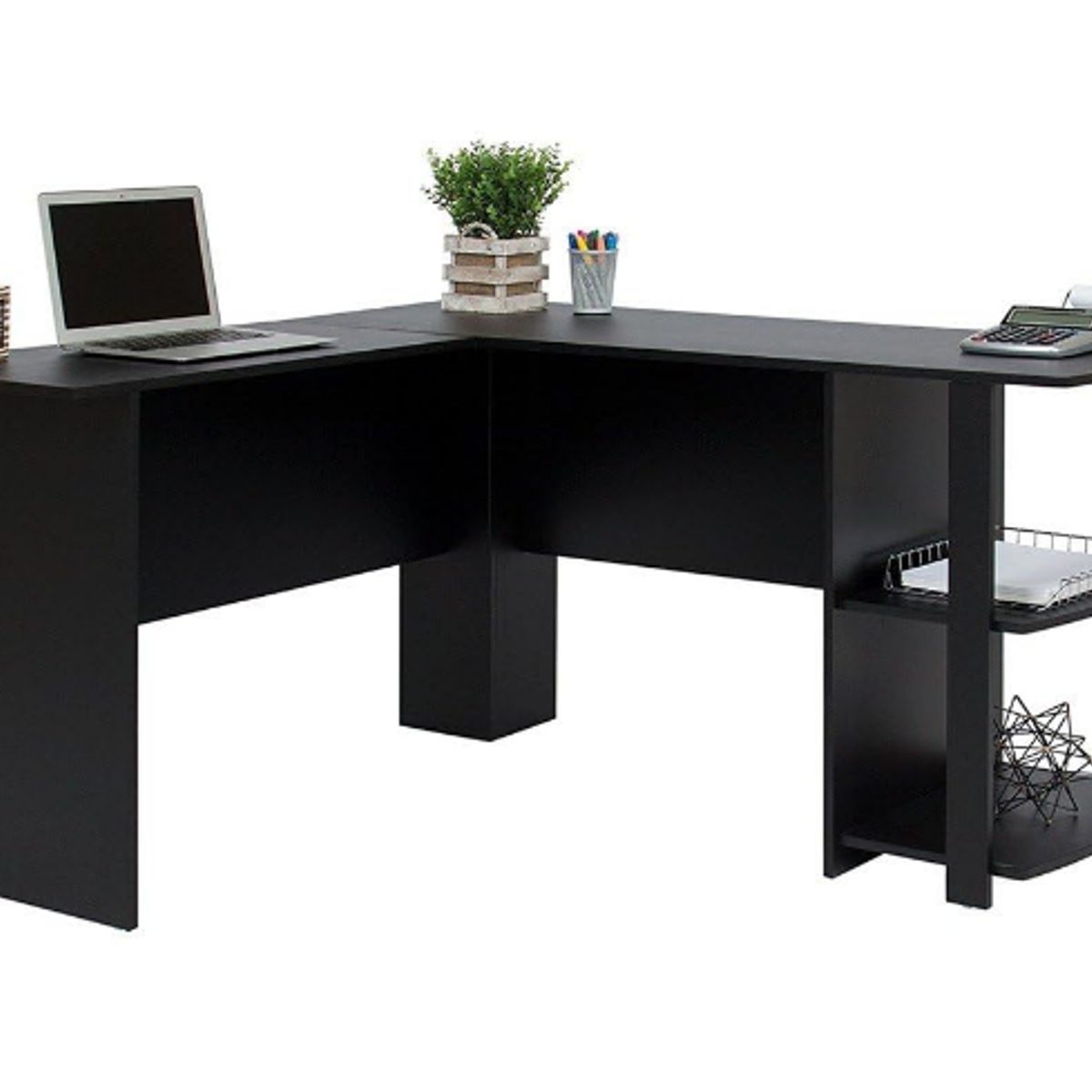 NACION MUEBLES - ESCRITORIO NACION MUEBLES LAZARO COLOR NEGRO