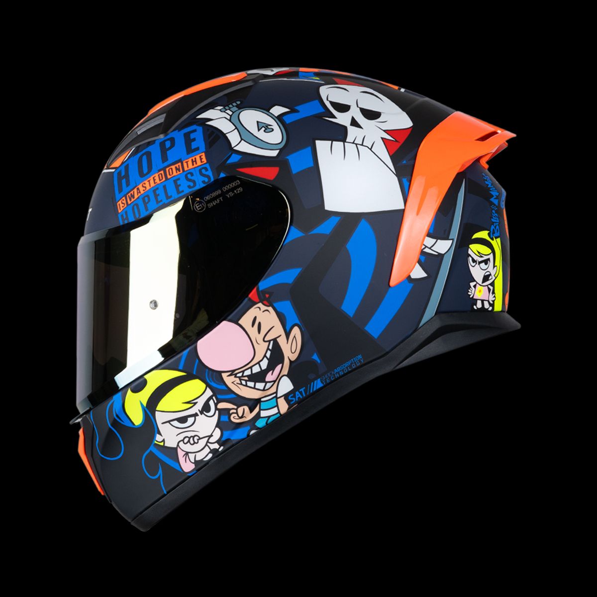 SHAFT - CASCO SH-582 SP EVO BILLY Y MANDY AZUL S