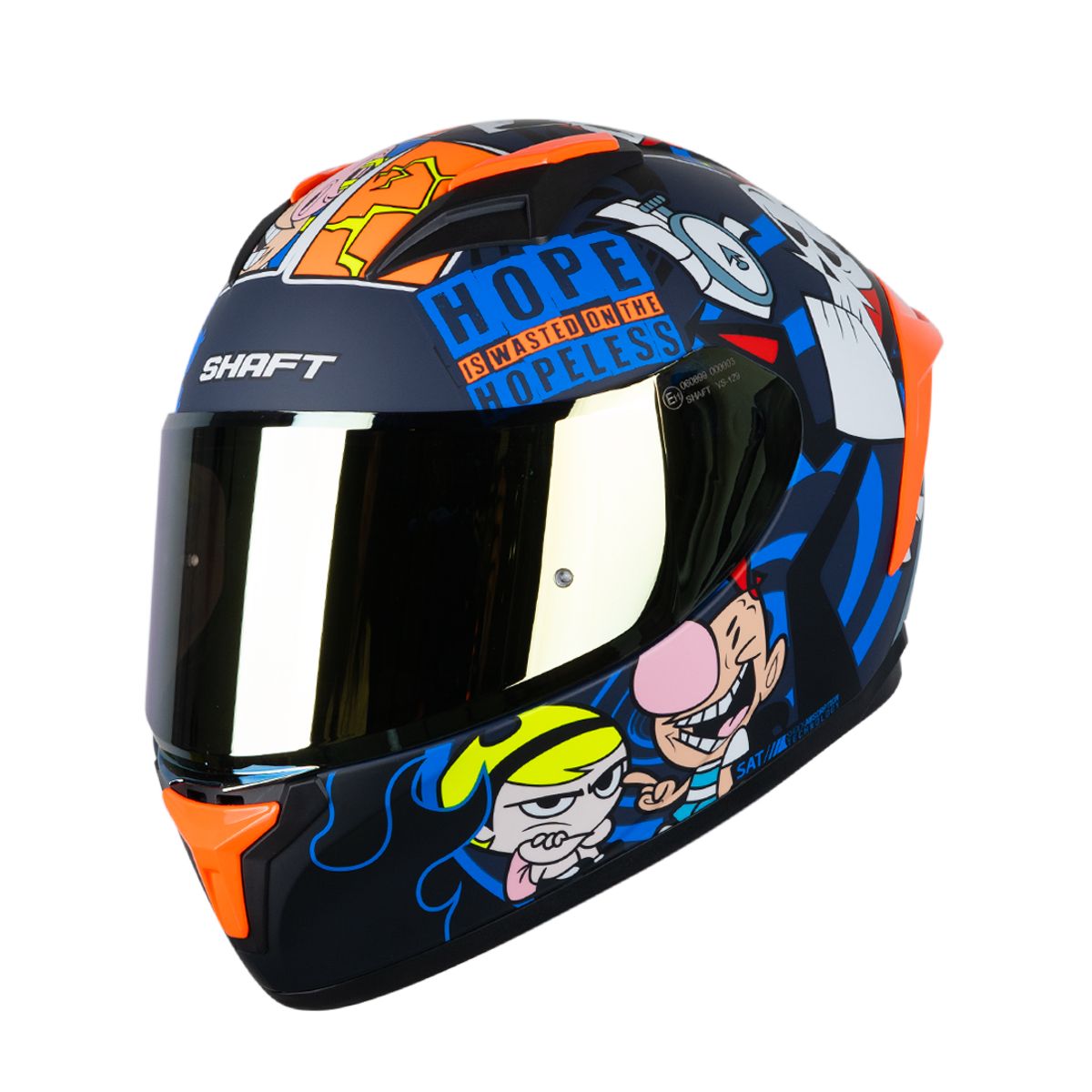 SHAFT - CASCO SH-582 SP EVO BILLY Y MANDY AZUL S