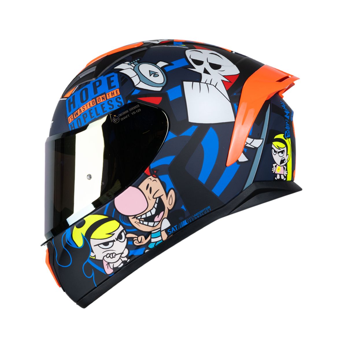 SHAFT - CASCO SH-582 SP EVO BILLY Y MANDY AZUL M