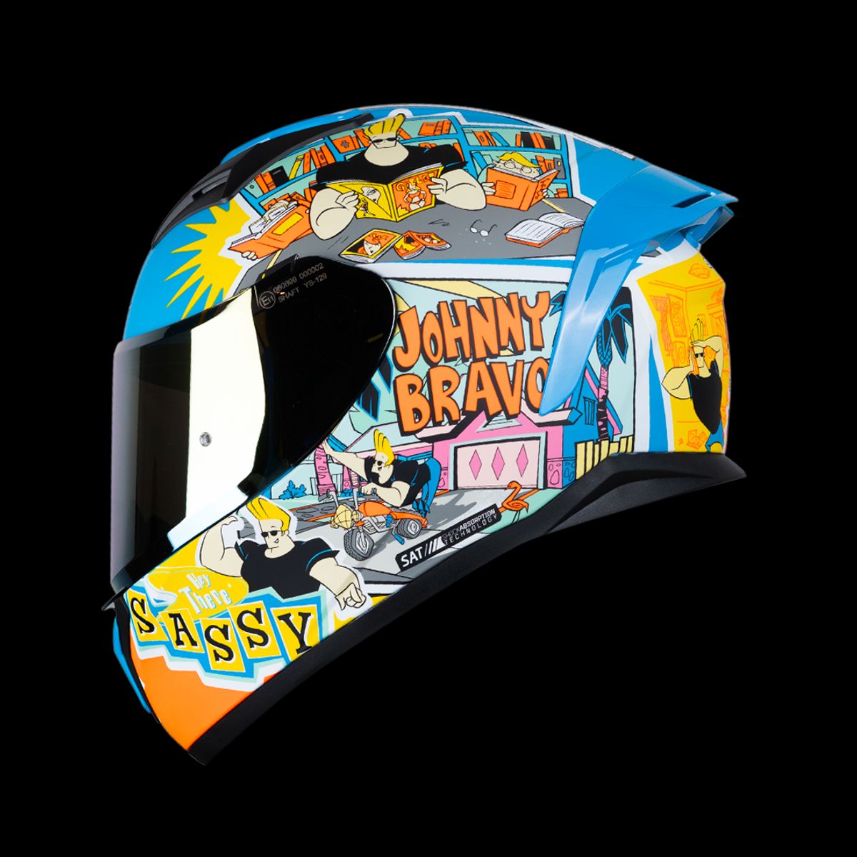 SHAFT - CASCO SH-582 SP EVO JOHNY BRAVO AZUL M