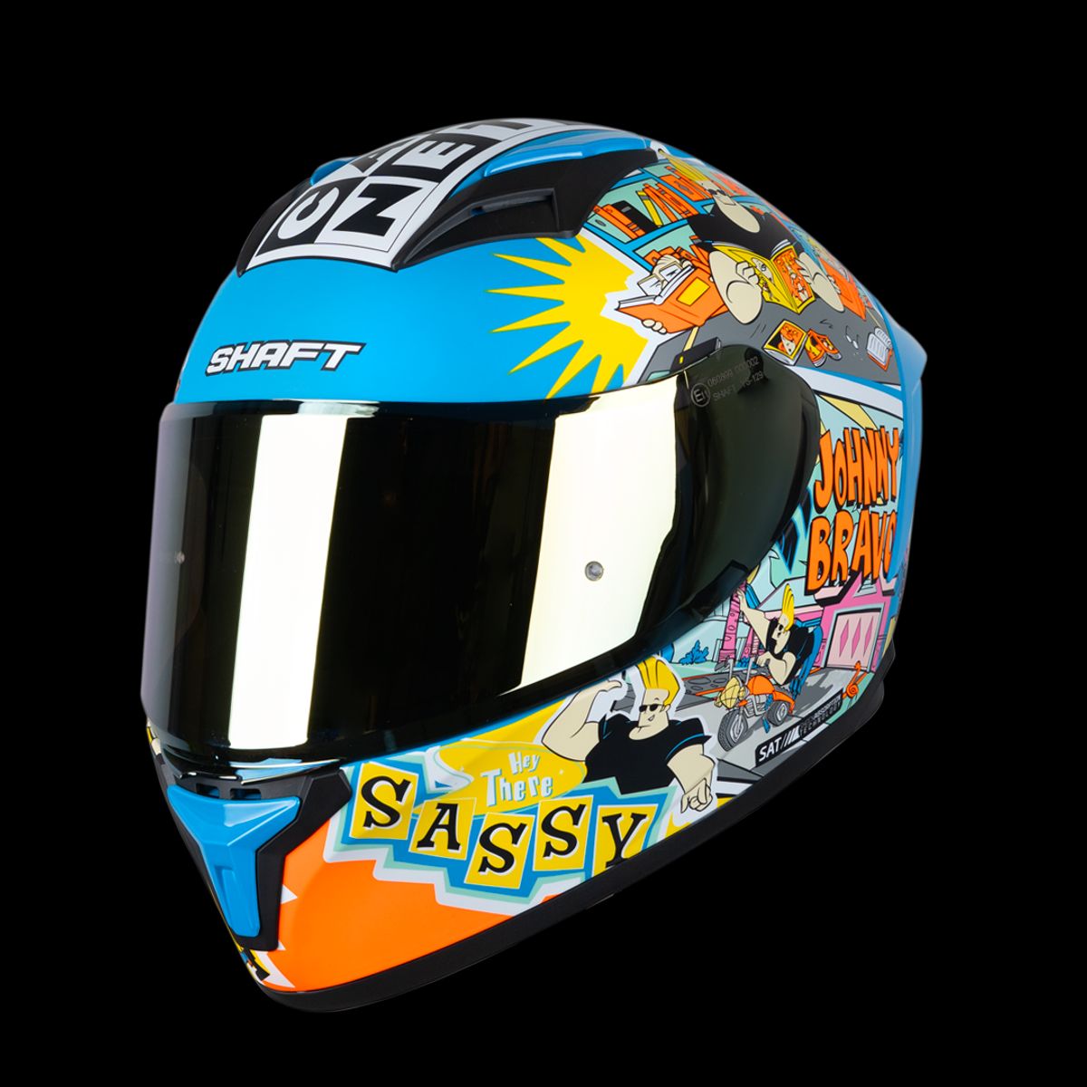 SHAFT - CASCO SH-582 SP EVO JOHNY BRAVO AZUL M