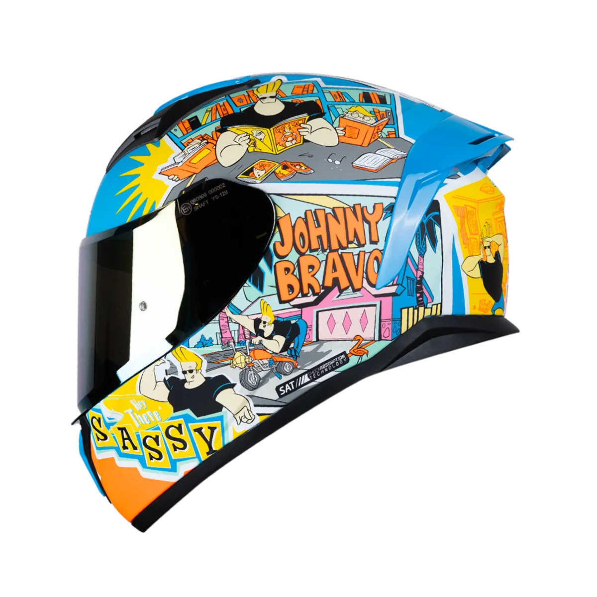 SHAFT - CASCO SH-582 SP EVO JOHNY BRAVO AZUL L