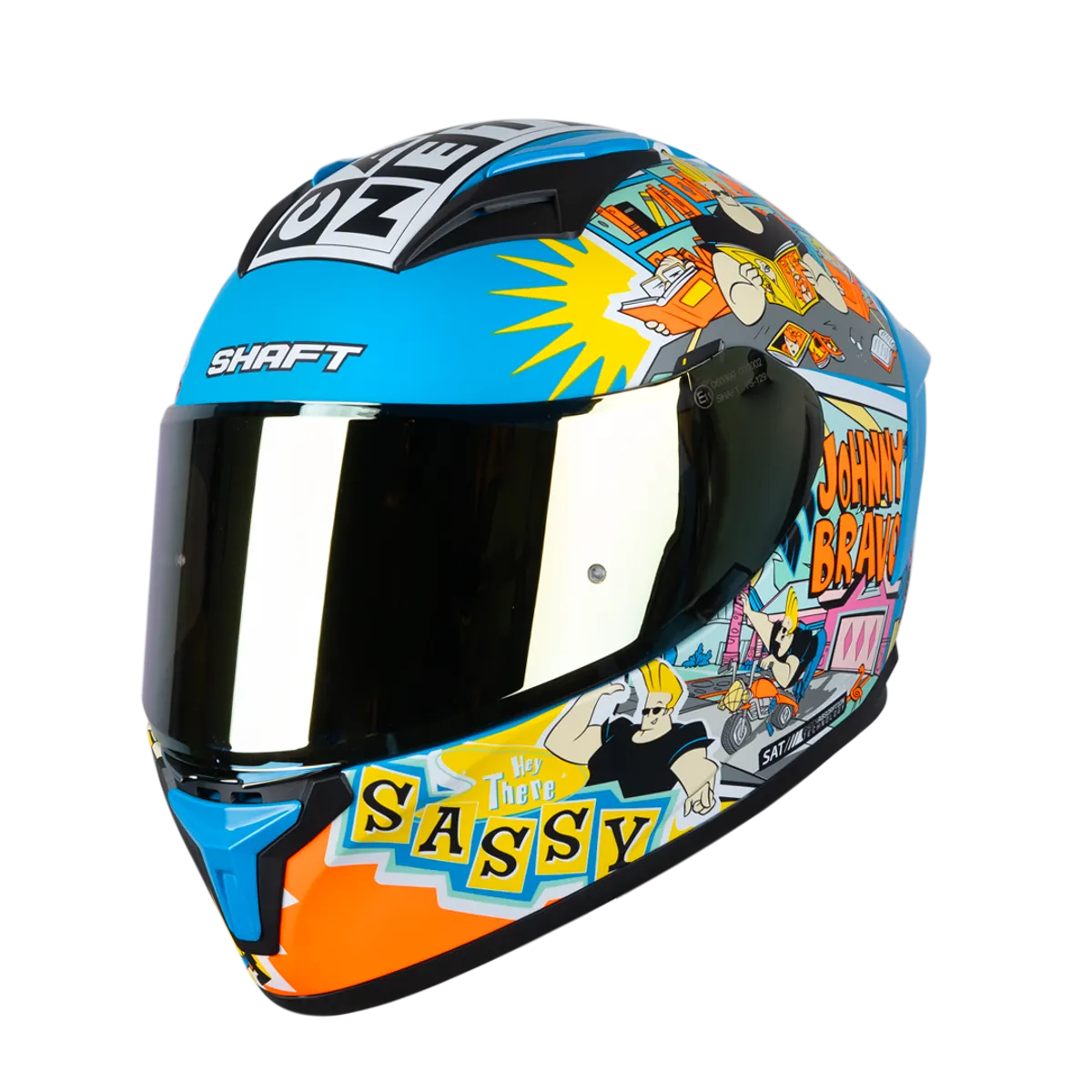 SHAFT - CASCO SH-582 SP EVO JOHNY BRAVO AZUL L