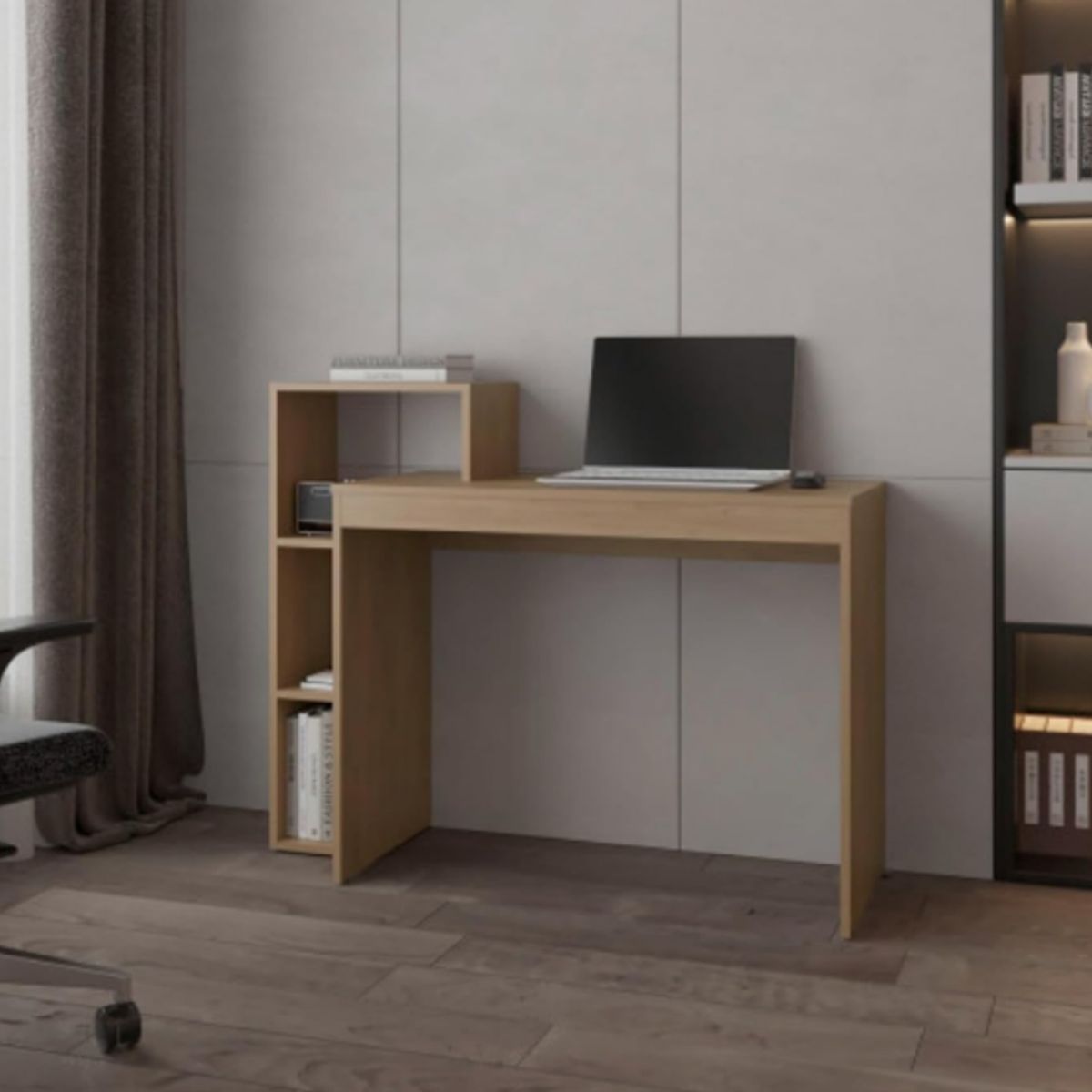 NACION MUEBLES - ESCRITORIO NACION MUEBLES JUSTIN COLOR MADERA