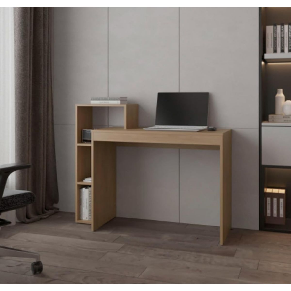 NACION MUEBLES - ESCRITORIO NACION MUEBLES JUSTIN COLOR MADERA