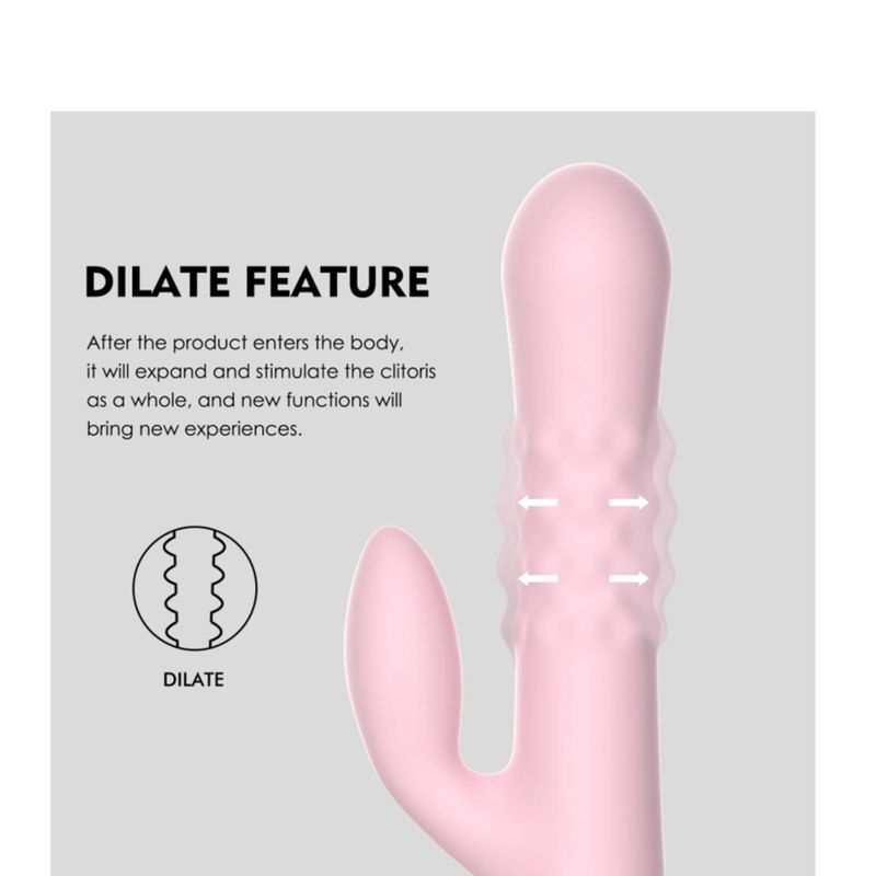 GENERICO - CONSOLADOR VIBRADOR EXPANDIBLE JUGUETE SEXUAL DE PAREJAS PRIMERIZA