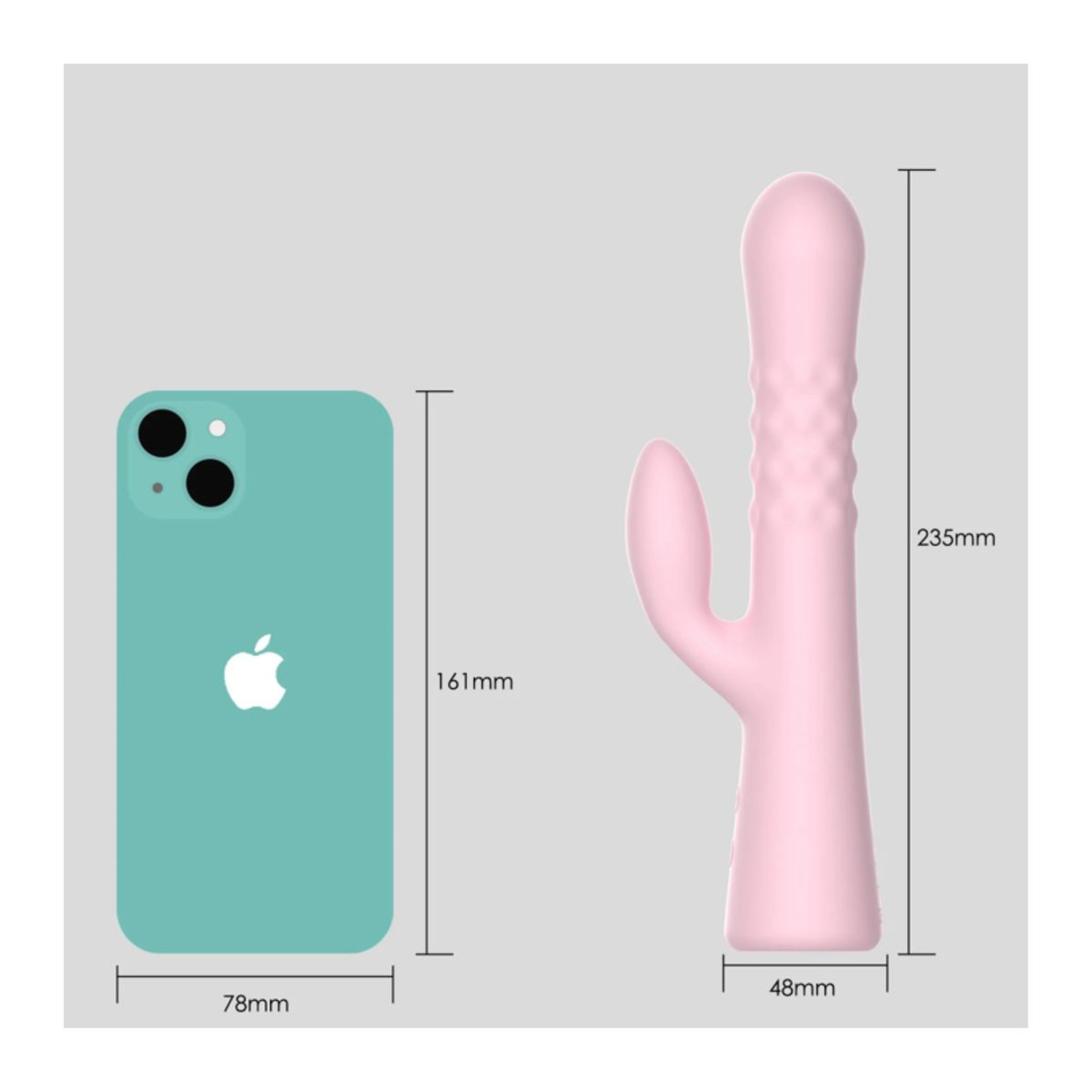 GENERICO - CONSOLADOR VIBRADOR EXPANDIBLE JUGUETE SEXUAL DE PAREJAS PRIMERIZA