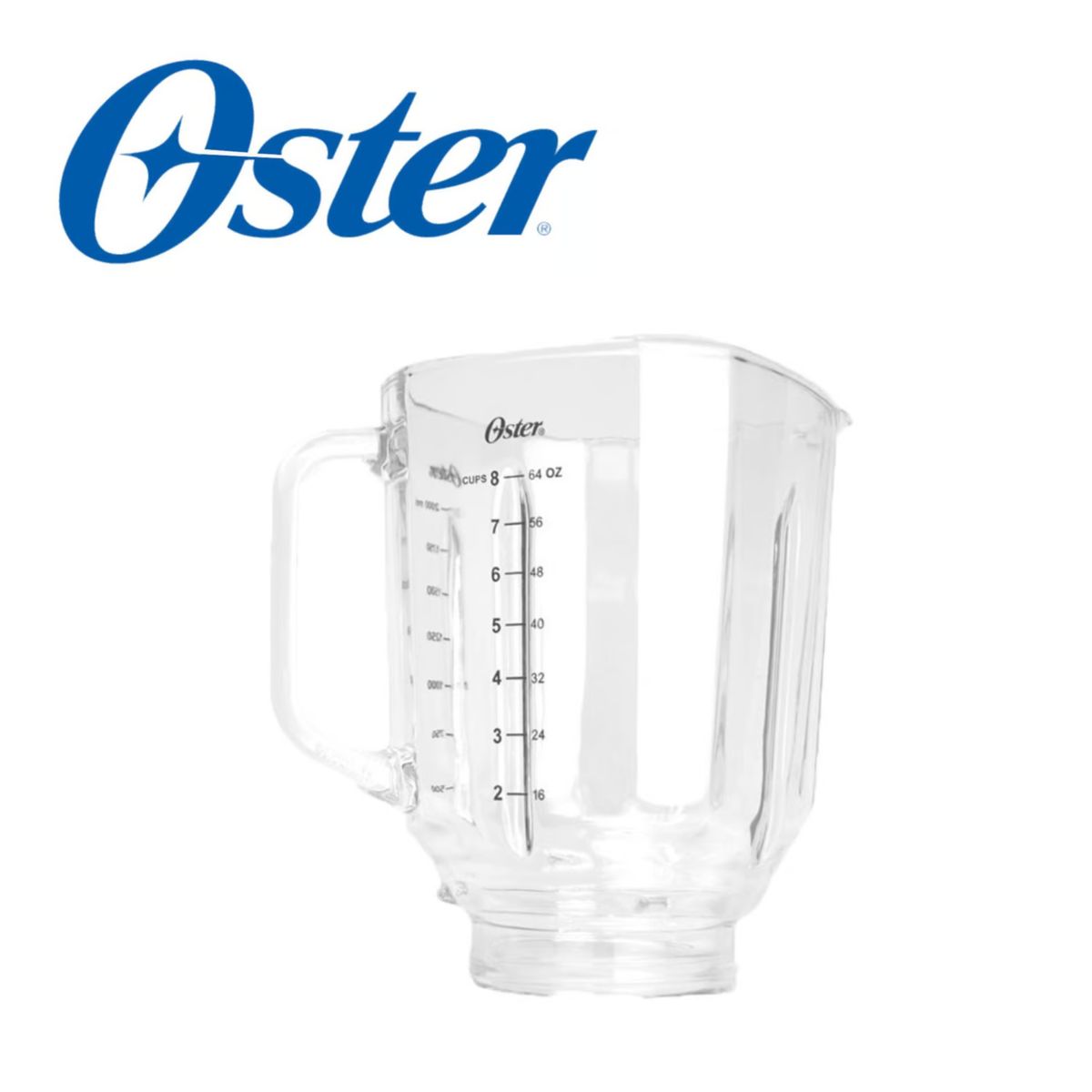 OSTER - Vaso de vidrio para licuadora Oster Xpert 2L