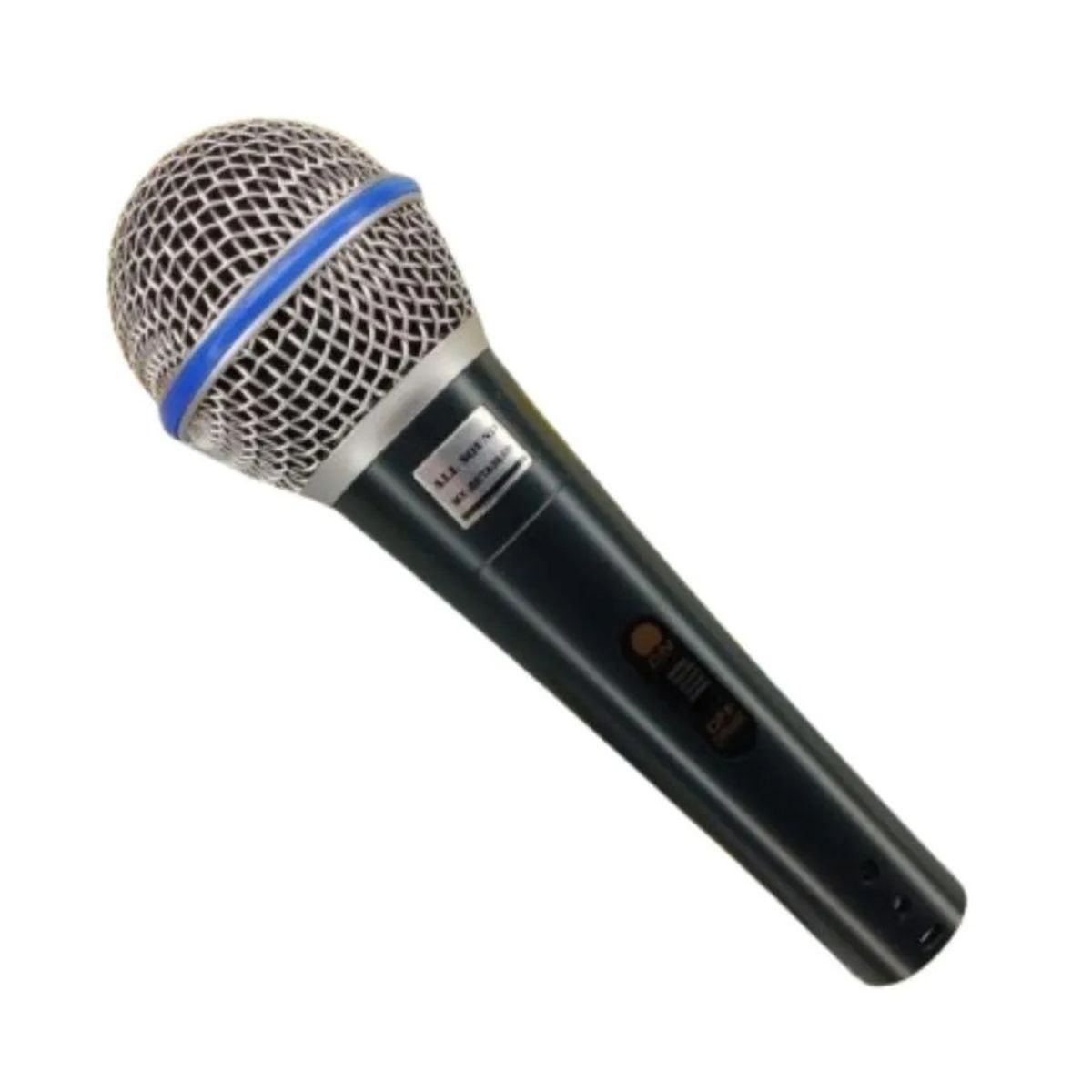 ALL SOUND - Microfono Profesional De Mano Dinamico Con boton de encendido al