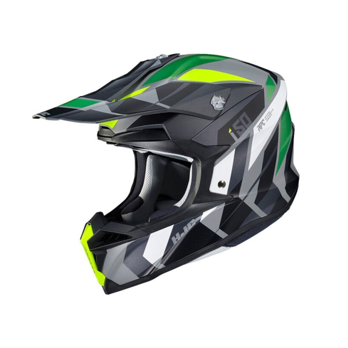 GENERICO - HJC I50 VANISH NEGROAMARILLOVERDE XL