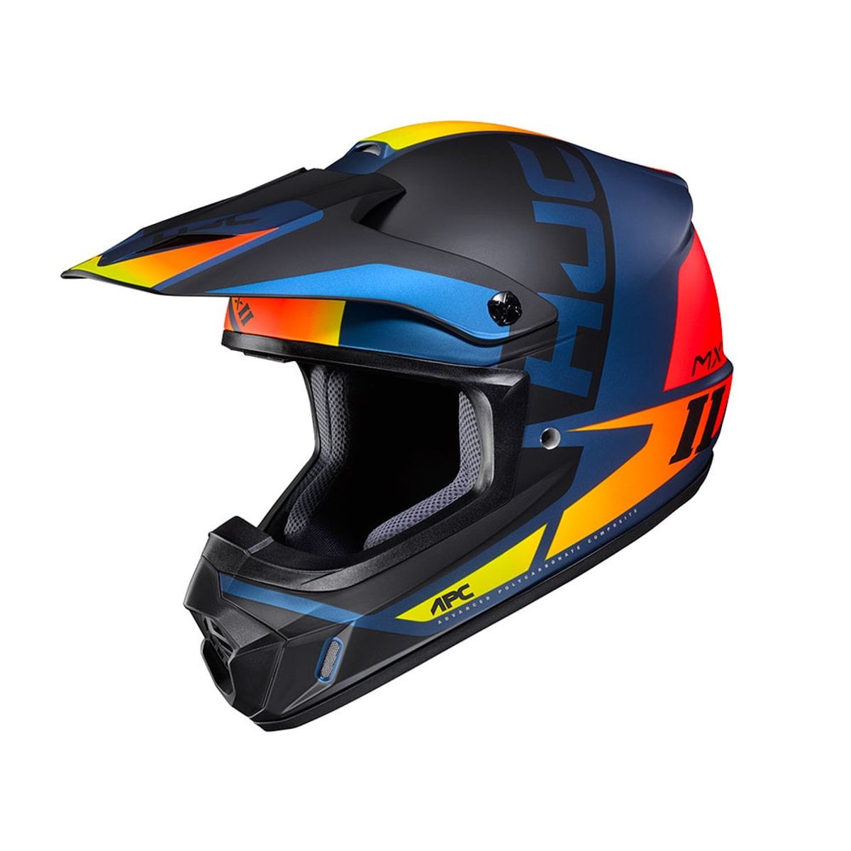 GENERICO - HJC CS-MX II CREED AZULNARANJAGRIS L