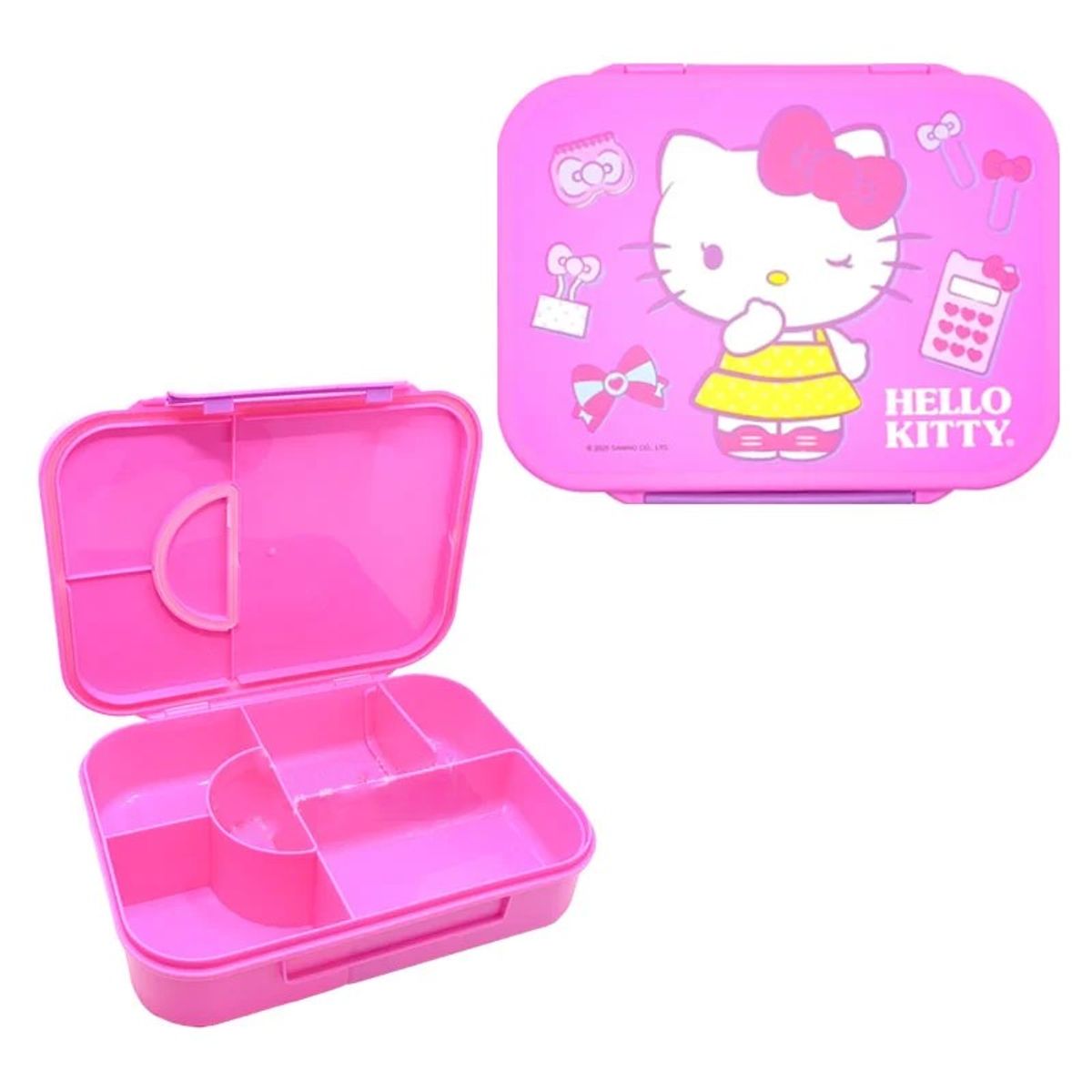 SCOOL - Taper Bento 6 divisiones Scool Hello Kitty