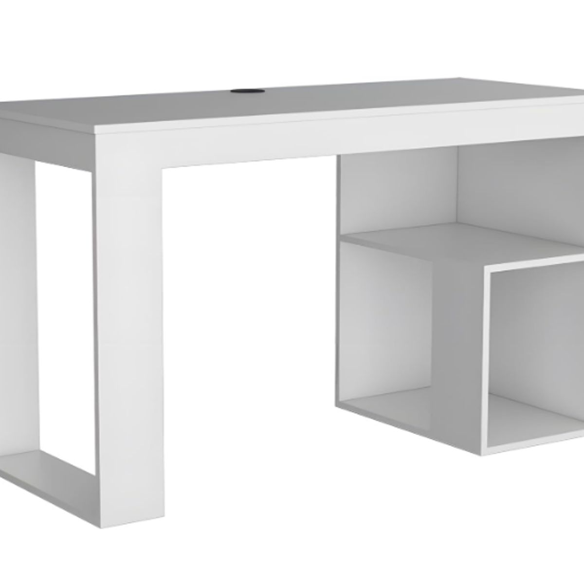 NACION MUEBLES - ESCRITORIO NACION MUEBLES REDRUM COLOR BLANCO