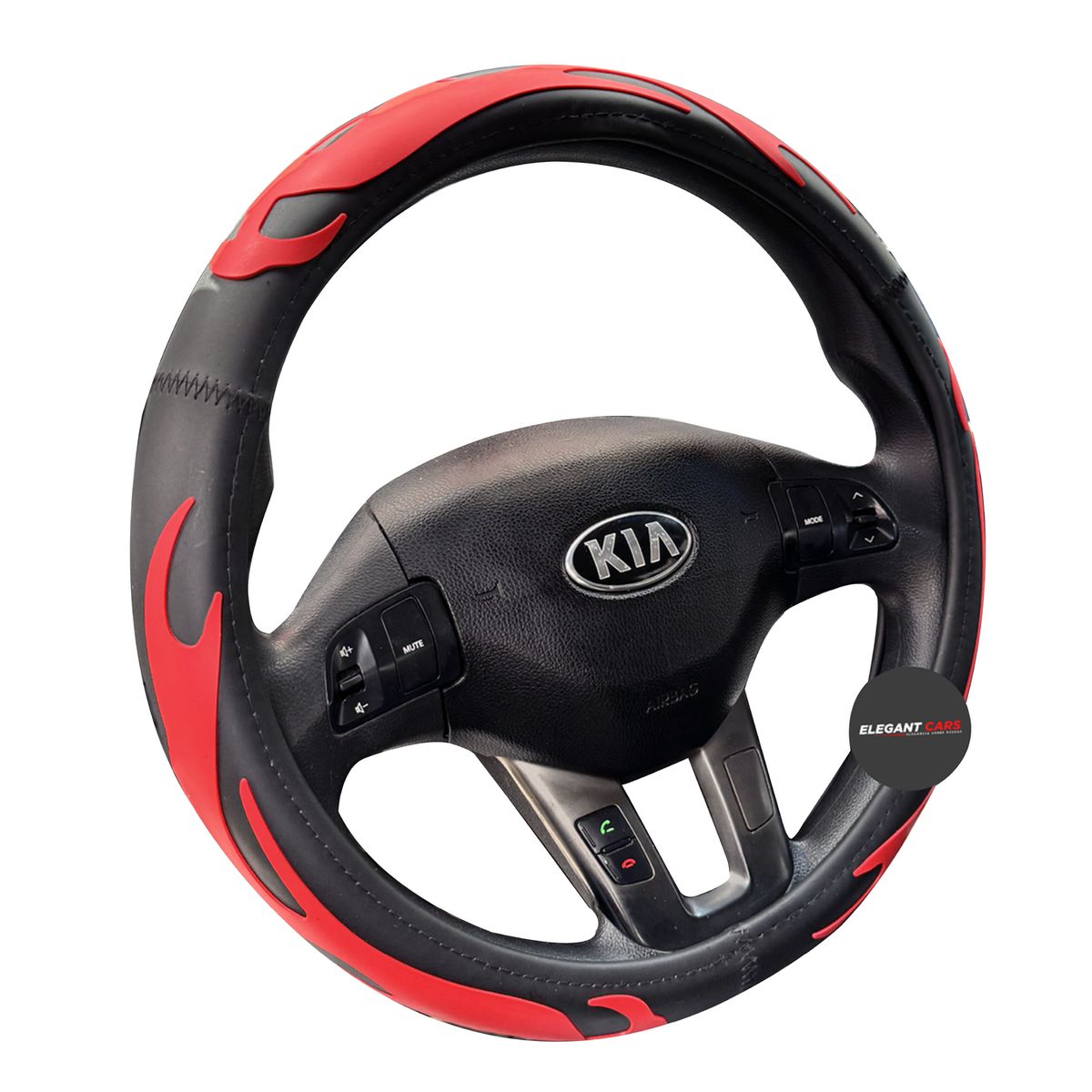 JET - Forro De Timon Diseño Exclusivo Latex  ROJO