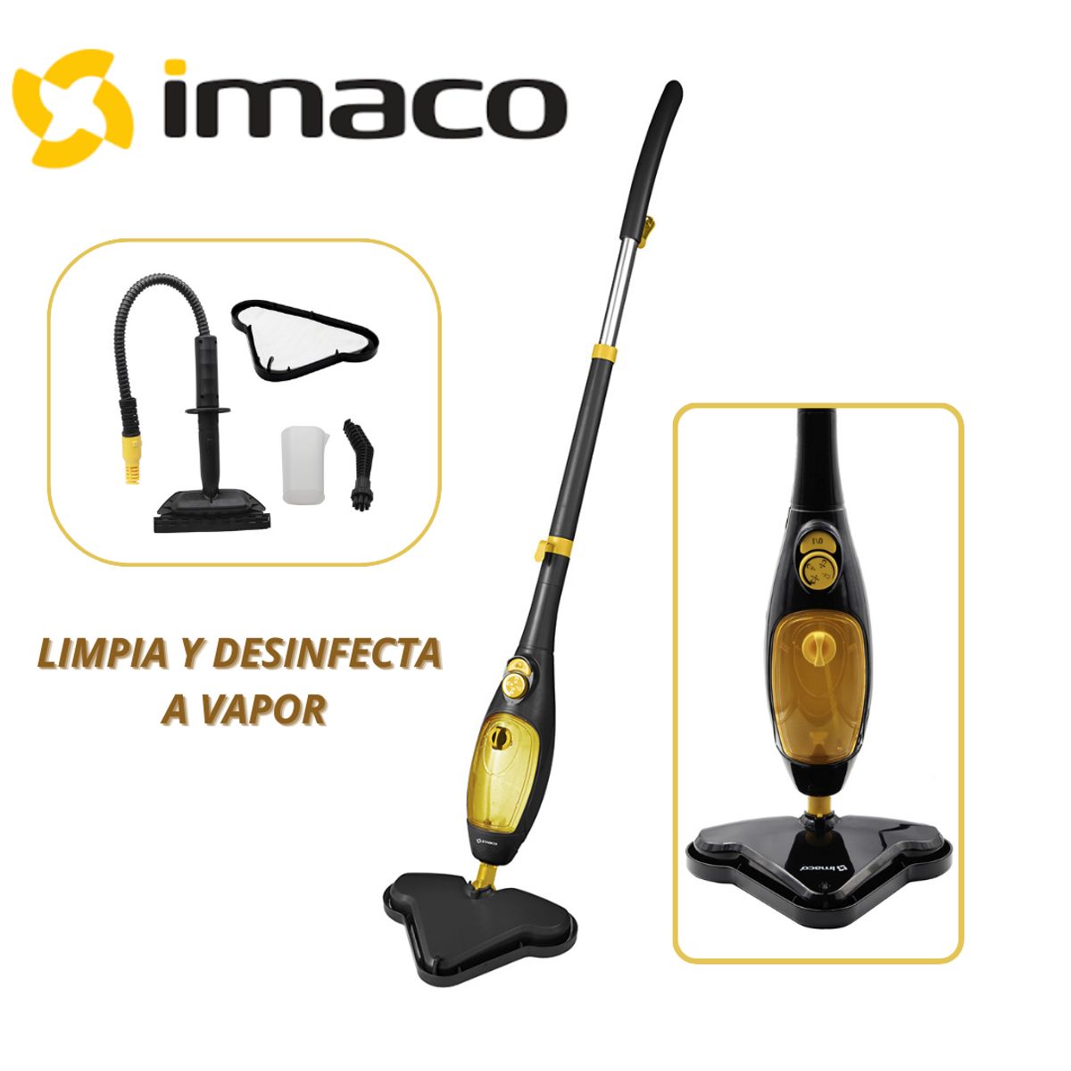 IMACO - Limpiador a Vapor  Imaco SCL1360