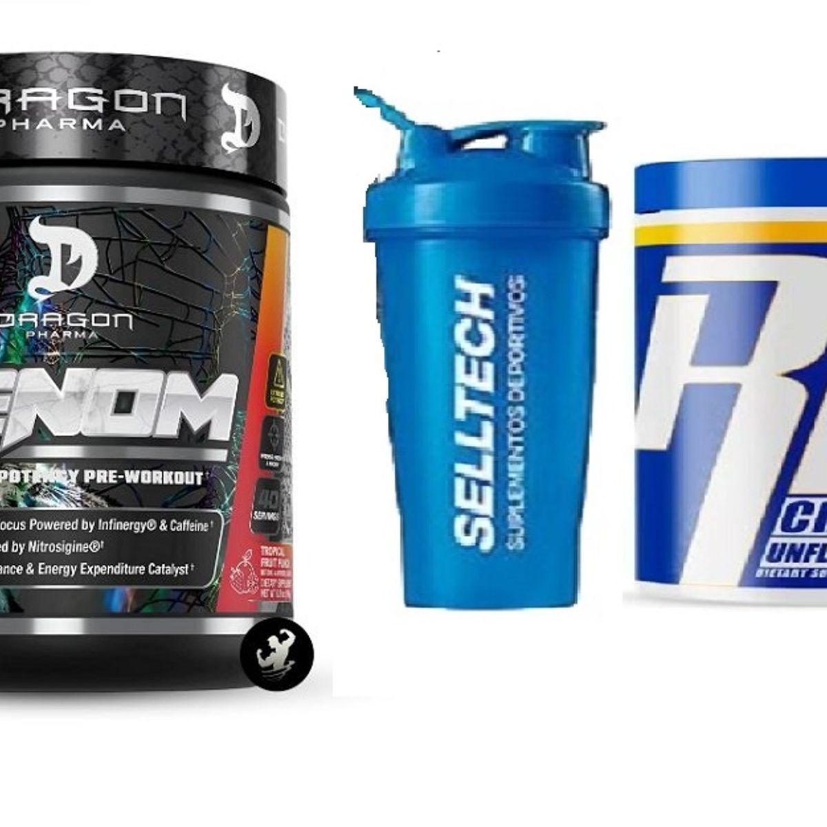 DRAG PHARMA - Dragon Pharma Venom Pre Entreno 40servs Pote + RC300 G Polvo oferta