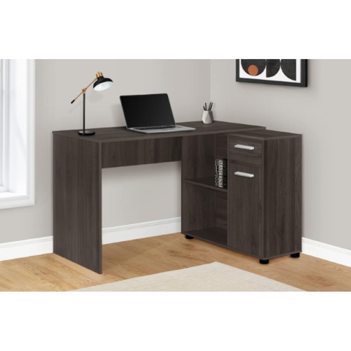 NACION MUEBLES - ESCRITORIO NACION MUEBLES SPACE COLOR MARRÓN