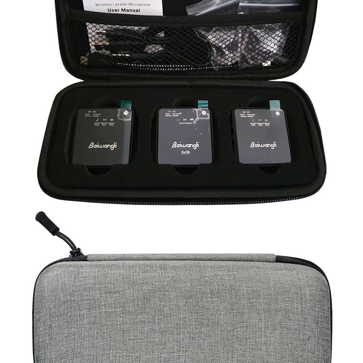 NANOTRON TECHNOLOGIES - Micrófonos Inalámbricos DUAL SX39 - Tipo C,  IOS,  Cámaras y Equipos