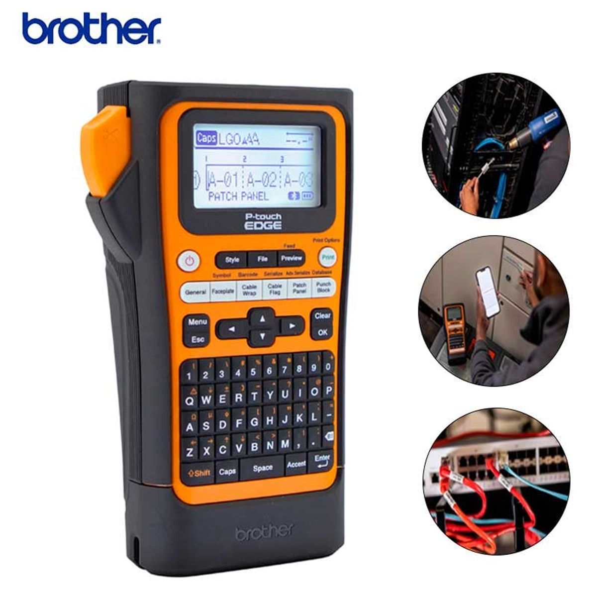 BROTHER - Brother PT-E310BTVP ROTULADOR  de etiquetas portátil con Bluetooth