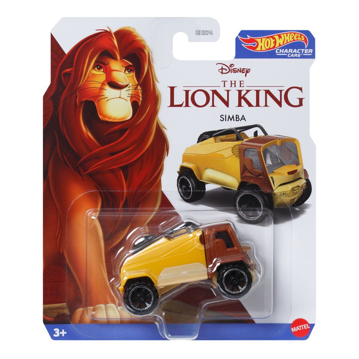 HOT WHEELS - Disney Hot Wheels Car 2024 Simba -El Rey León auto colección