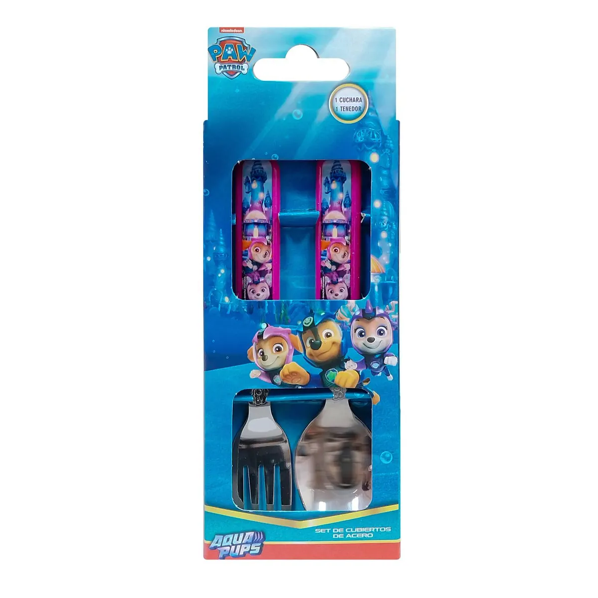 SCOOL - Juego de cubiertos Paw Patrol Scool Niña x2unid