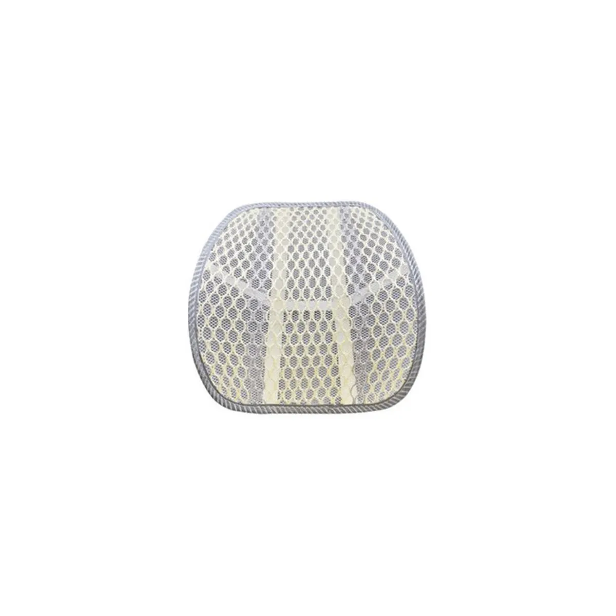 GENERICO - Cojin lumbar con malla transparente borde rosado