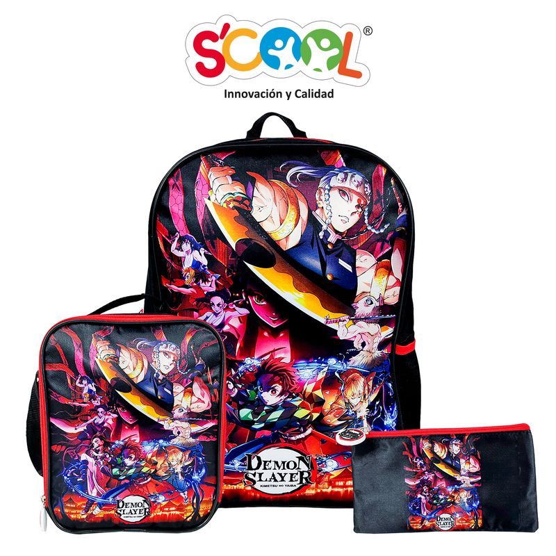 SCOOL - SET MOCH 1 BOLSILLO OFICIO DEMON SLAYER 805256