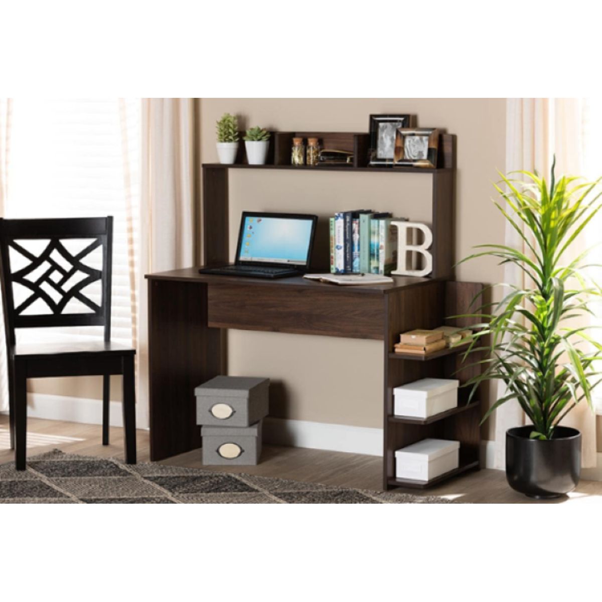 NACION MUEBLES - ESCRITORIO NACION MUEBLES MARTIN COLOR MARRÓN