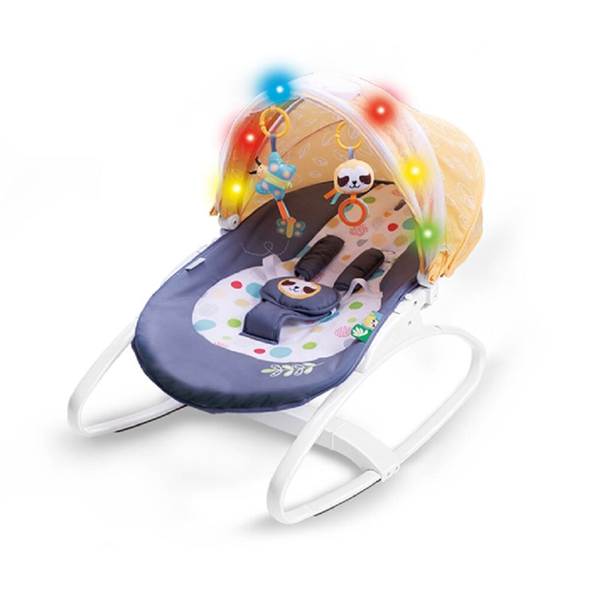 GENERICO - Silla Mecedora Musical con Red para Cama