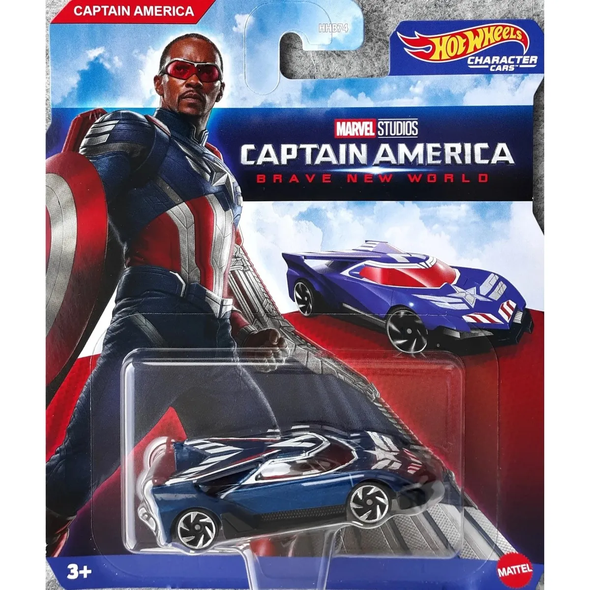 HOT WHEELS - Disney Hot Wheels Car 2024 Captain America - auto colección
