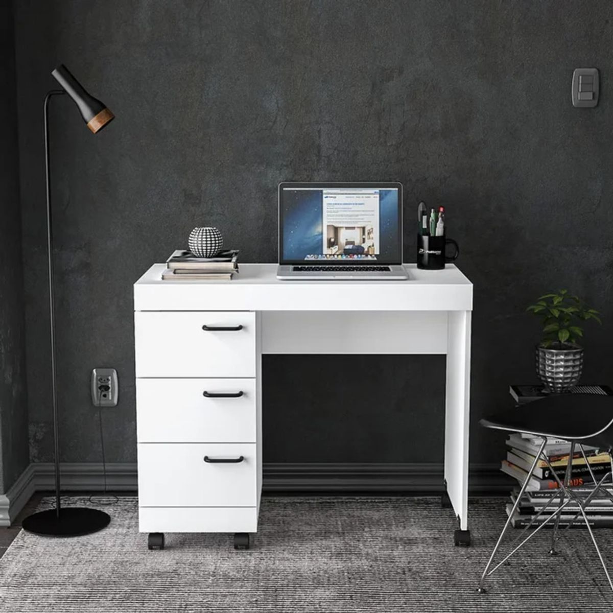 GENERICO - Escritorio Moderno Mogami Blanco R&R MUEBLES