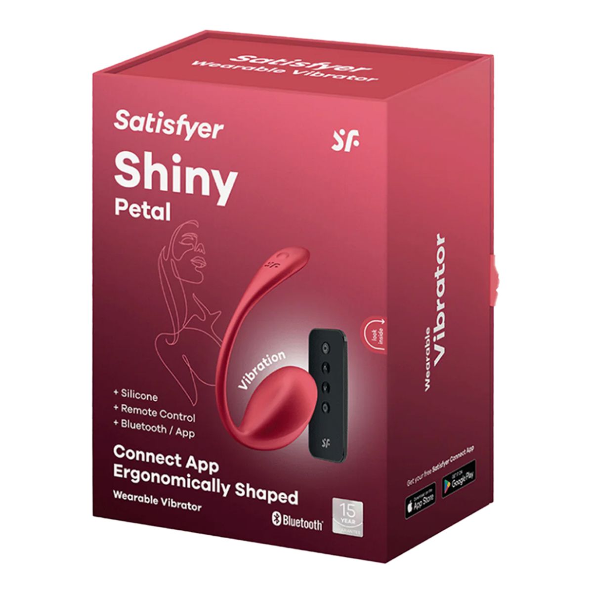 FOREPLAY - Satisfyer Shiny Petal - Red  Placer y Estimulación Remota