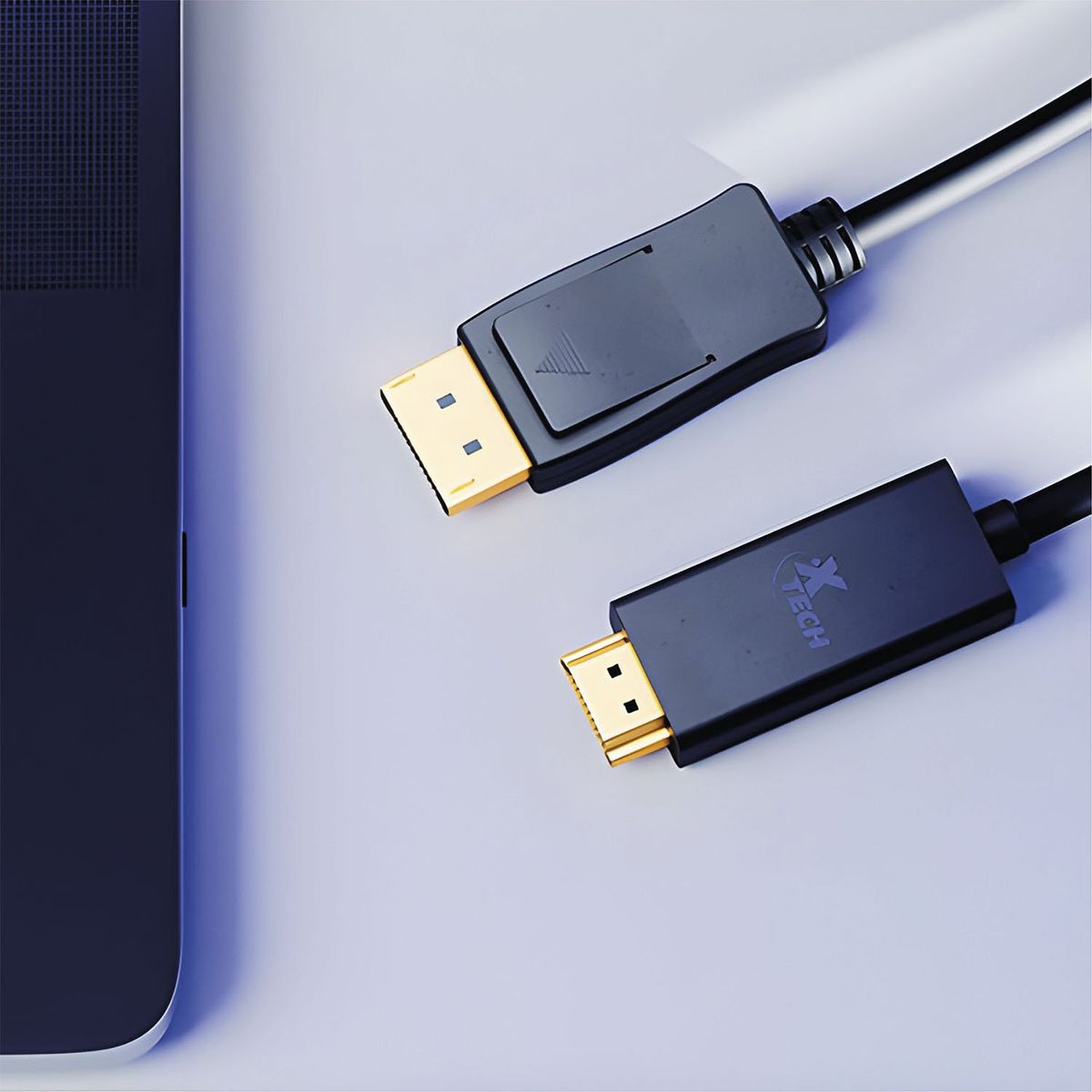 XTECH - Cable Transmision video DigitalAudio Displayport Macho a Hdmi Macho