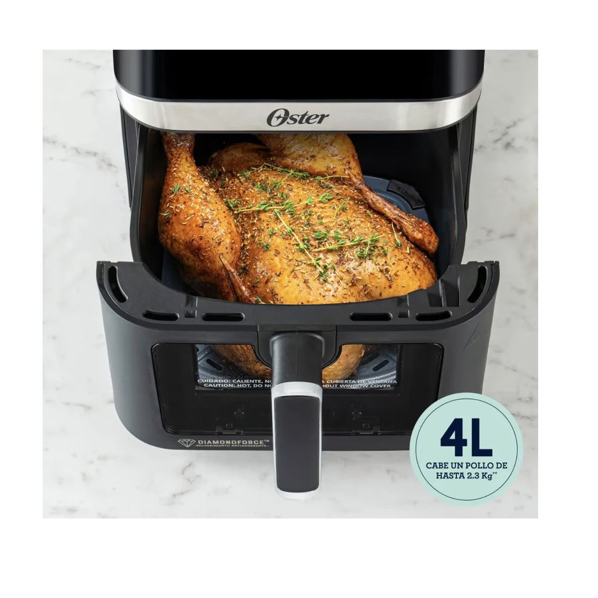 OSTER - Freidora de Aire Oster CKSTAF40WDDF 4L - 1300W