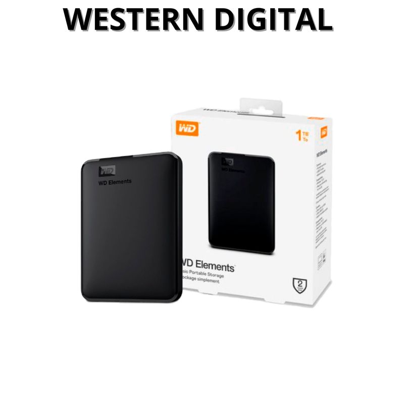 WESTERN DIGITAL - WESTERN DIGITAL 1TB EXTERNO