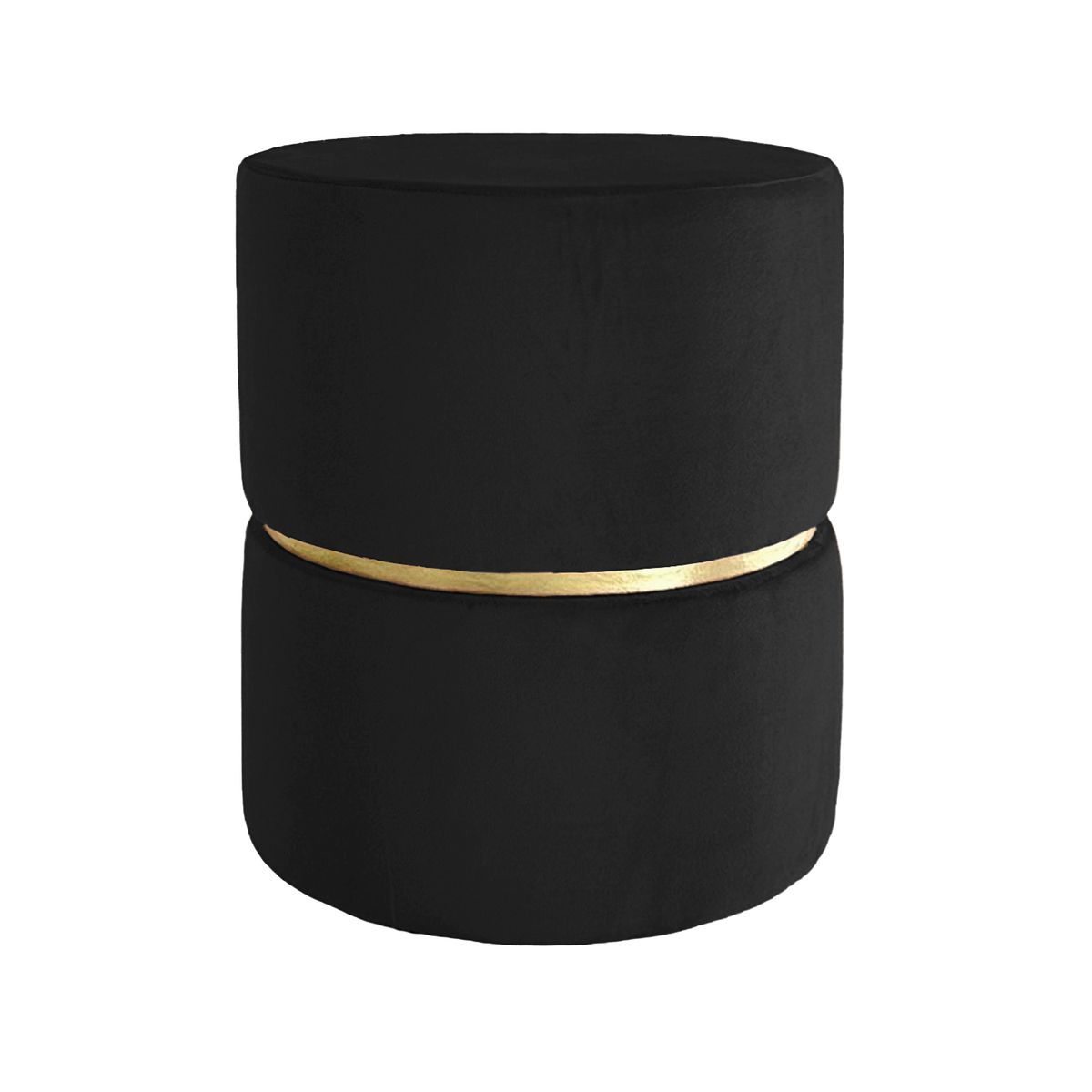 GENERICO - PUFF MARGOT NEGRO GOLD