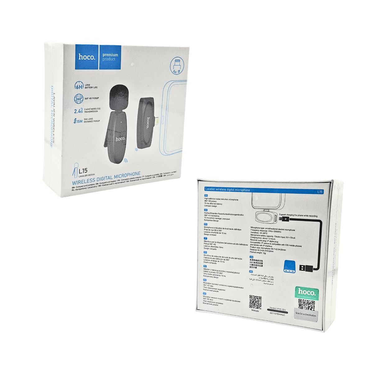 HOCO - Micrófono Inalámbrico para iphone - HOCO