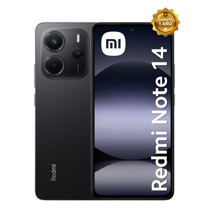 XIAOMI - Redmi Note 14 8GB+256GB Negro
